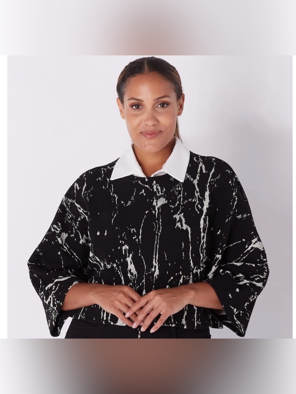 Wynne Layers Dolman sleeve sweater size large